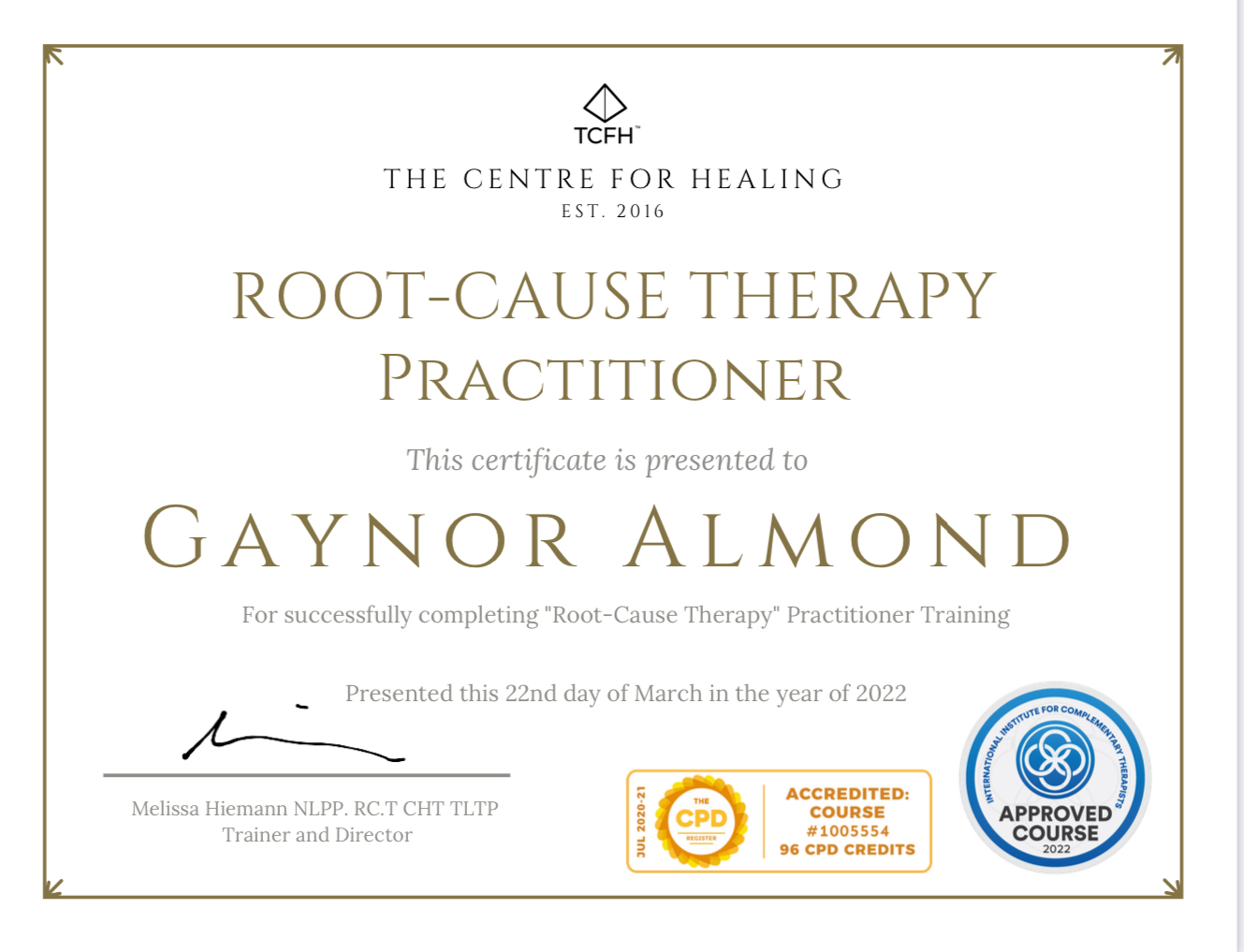 Integrative clinical hypnotherapist offering Root-Cause therapy in Cheshire