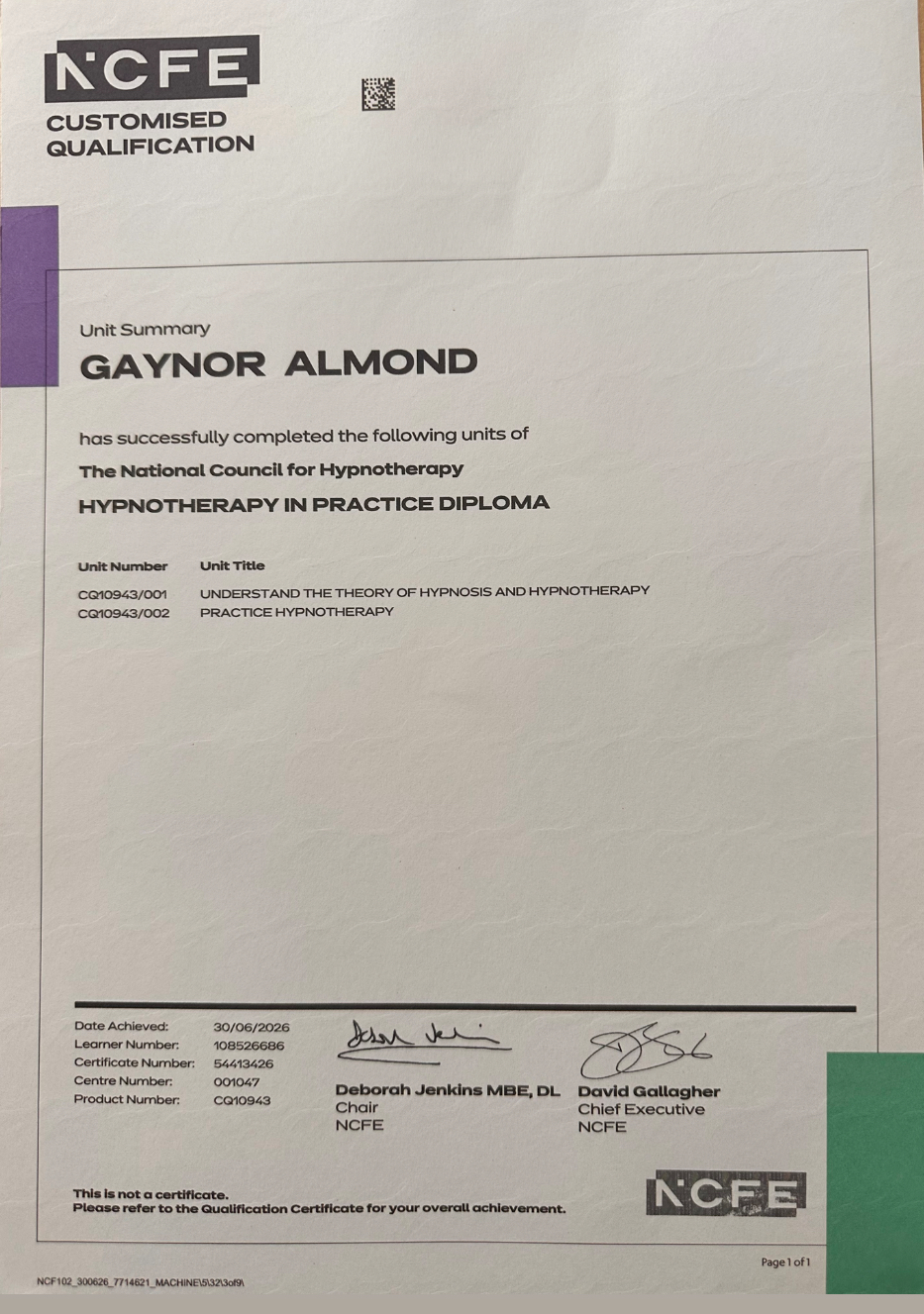Integrative clinical hypnotherapist offering EMDR therapy in Cheshire